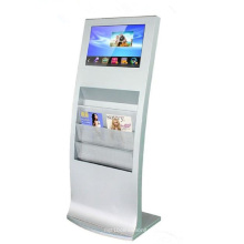 22-Zoll-Stand allein Digital Signage mit News-Papier und Magazin LCD-Display